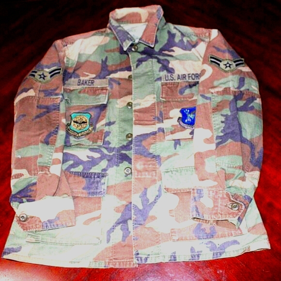 Vintage 1985 U.S. Air Force Camouflage Field Jacket | Small-Short | Authentic - Picture 2 of 12